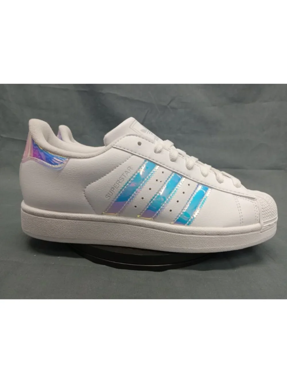 Adidas Superstar II J Sneakers JQ2803 White Halo Blue Girls Size 7 NEW NO BOX!